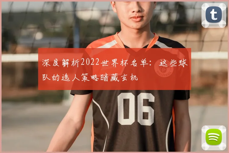 深度解析2022世界杯名单：这些球队的选人策略暗藏玄机